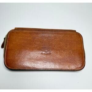 Vintage Il Bisonte Long Zip-Around Wallet